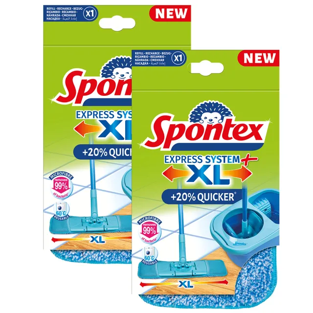 spontex-express-system-xl-mikrofaser-ersatzbez-ge-2er-pack-blau image 1