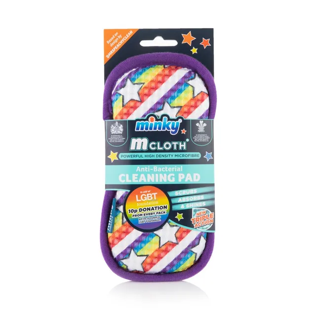 minky-mcloth-antibakterielles-reinigungspad-superstar-charity-edition image 1