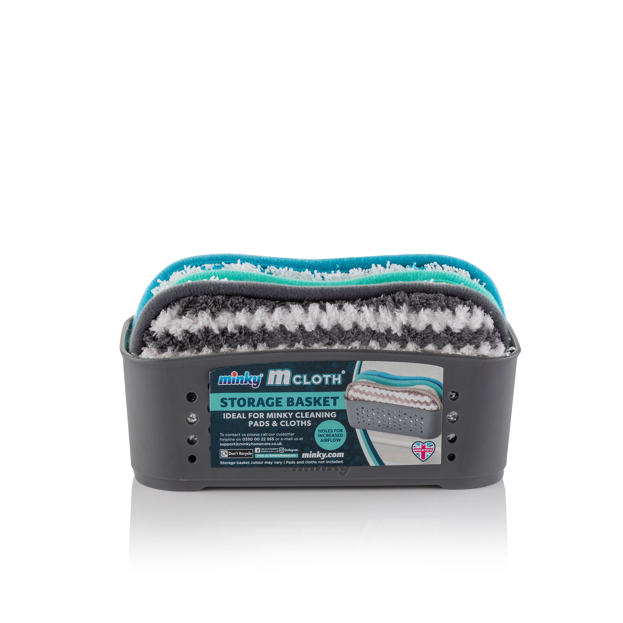 minky-mcloth-storage-basket-bundle-mit-3-pads image 3