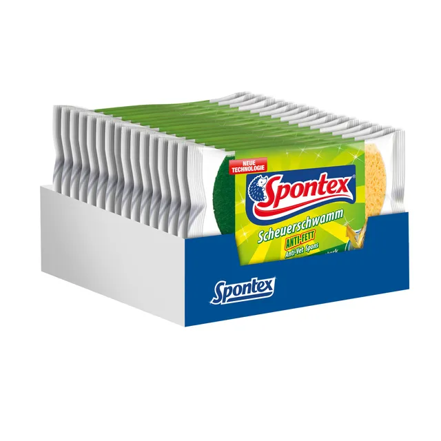 spontex-scheuerschwamm-anti-fett-32-st-ck-16-x-2er-pack image 1