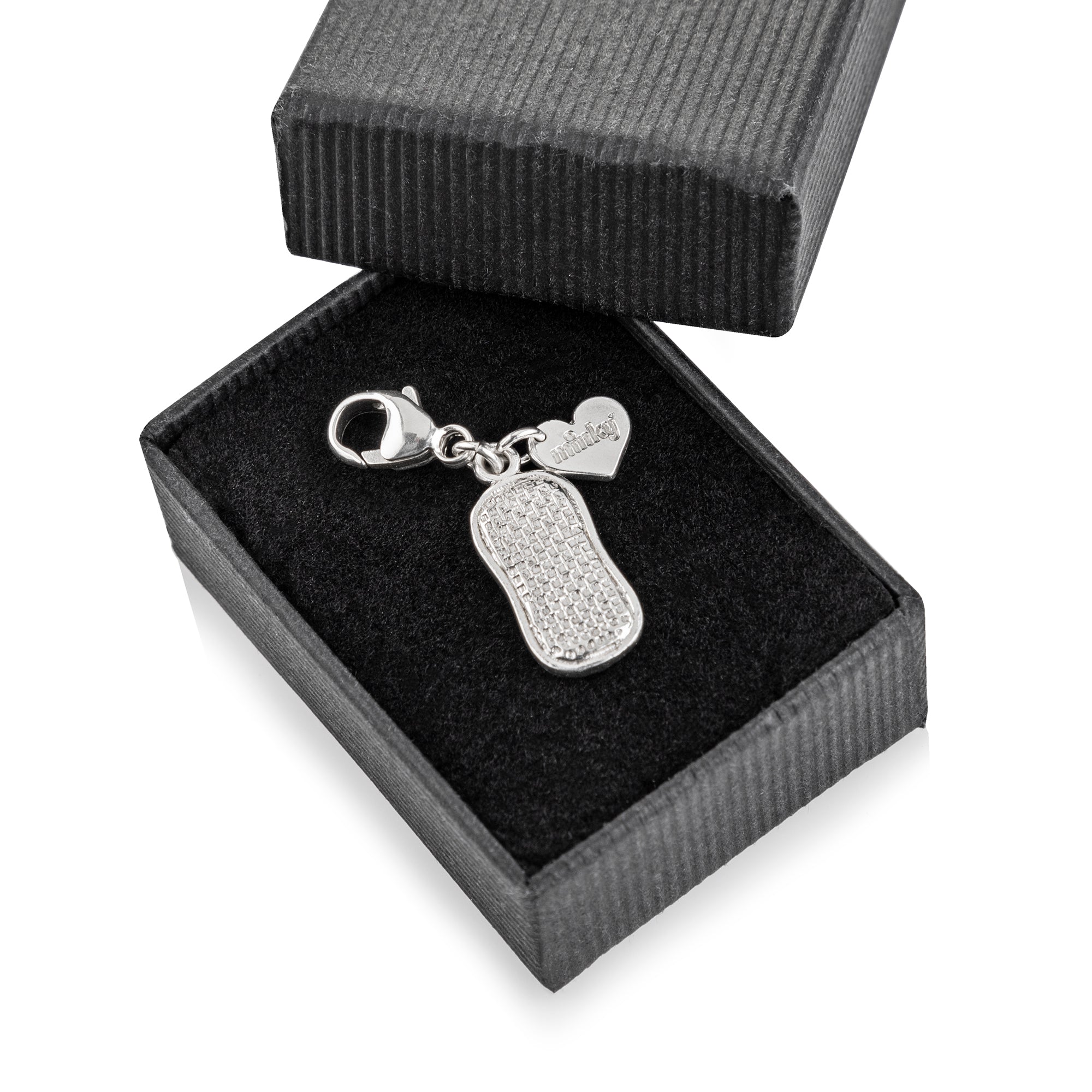 minky-silver-pad-charm-dangle-clip-anh-nger-sterlingsilber image 4