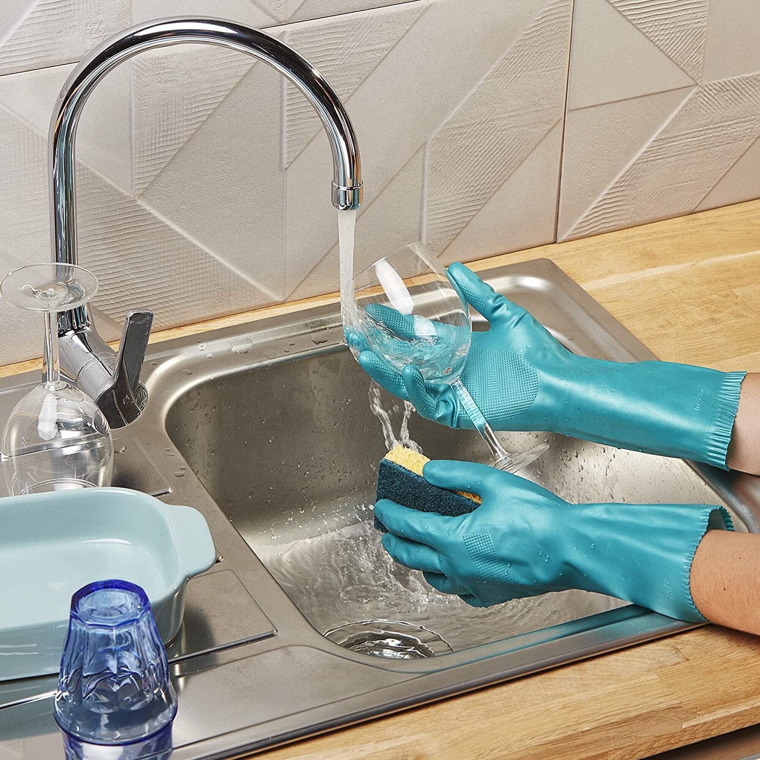 spontex-mapa-wash-ups-sp-lhandschuhe-m-l-anti-rutsch-2-paar image 3