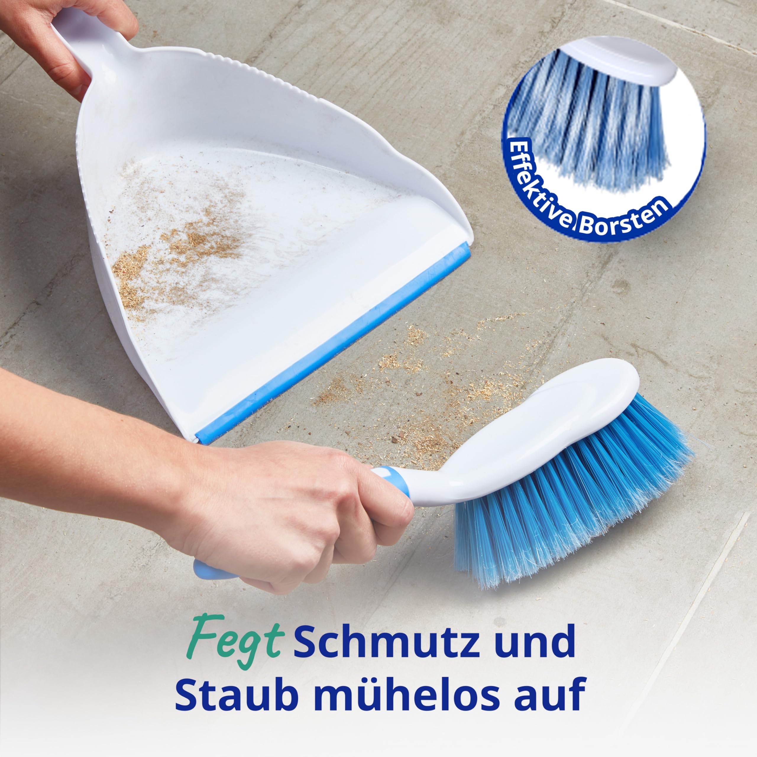 spontex-kehrset-mit-handfeger-und-schaufel-kompakt image 2