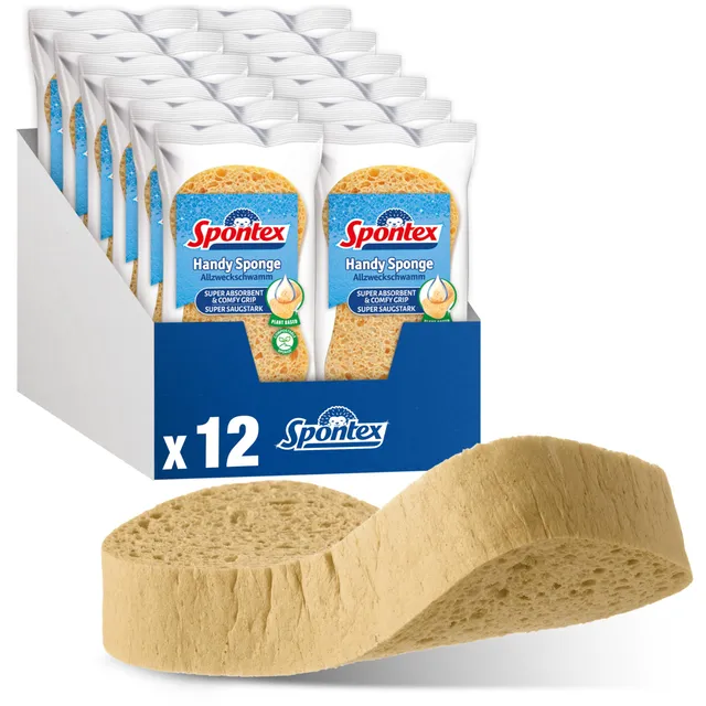 spontex-handy-sponge-allzweckschwamm-12er-pack-15-x-8-cm image 1