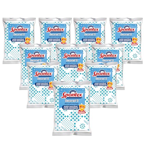 spontex-abtropfunterlage-decorado-30-x-45-cm-wei-blau-saugstarke-geschirrunterla image 7