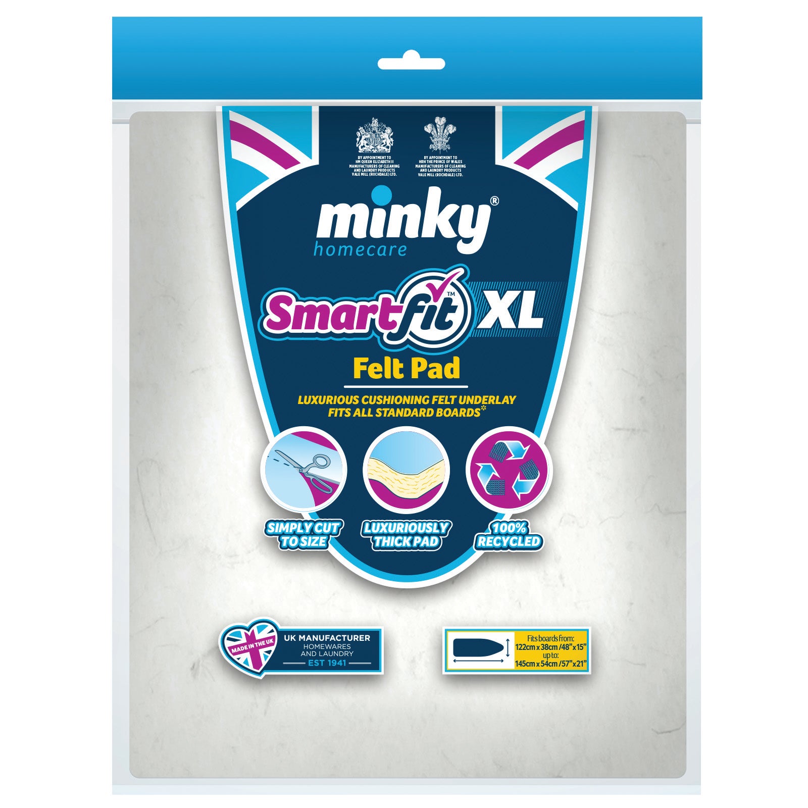 minky-supersize-xl-smartfit-felt-pad-145-x-54-cm-b-geltisch-unterlage image 1