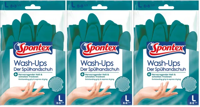 spontex-wash-ups-sp-lhandschuhe-mit-anti-rutsch-profil-gr-e-l-3er-pack image 1