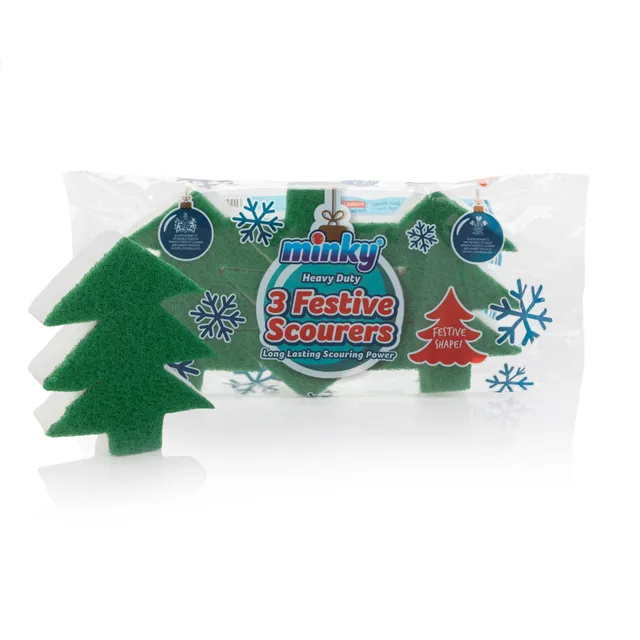 minky-festive-christmas-tree-scourers-topfschw-mme-3er-pack image 1