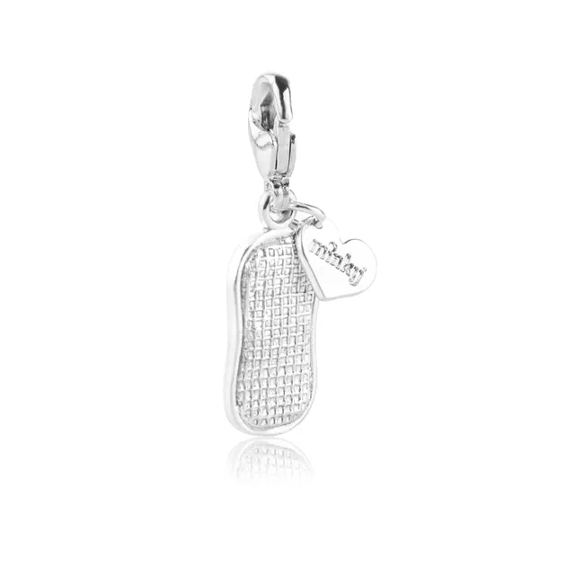 minky-silver-pad-charm-dangle-clip-anh-nger-sterlingsilber image 1