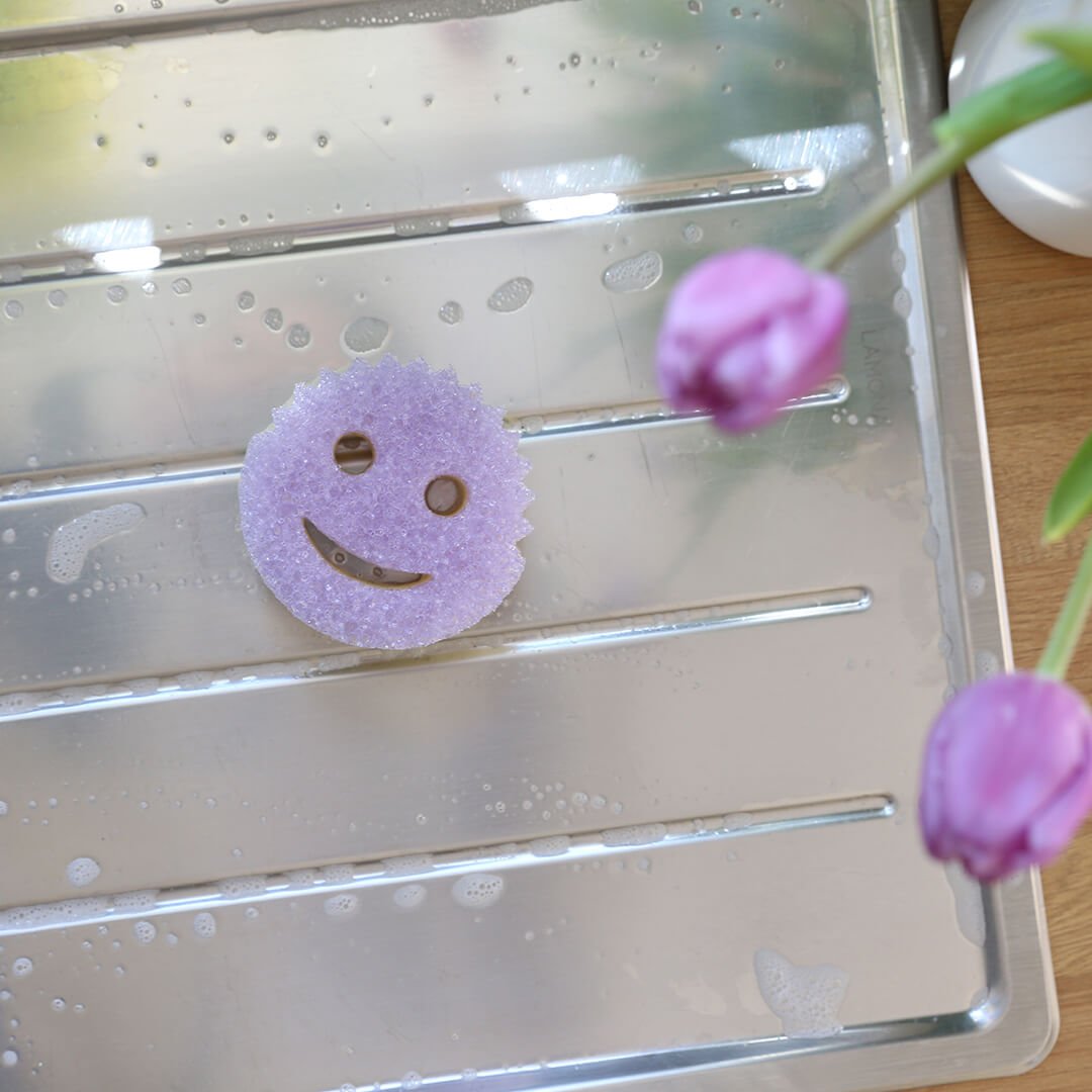 scrub-daddy-scrub-mommy-violet-doppelseiten-schwamm-flextexture-resofoam image 2