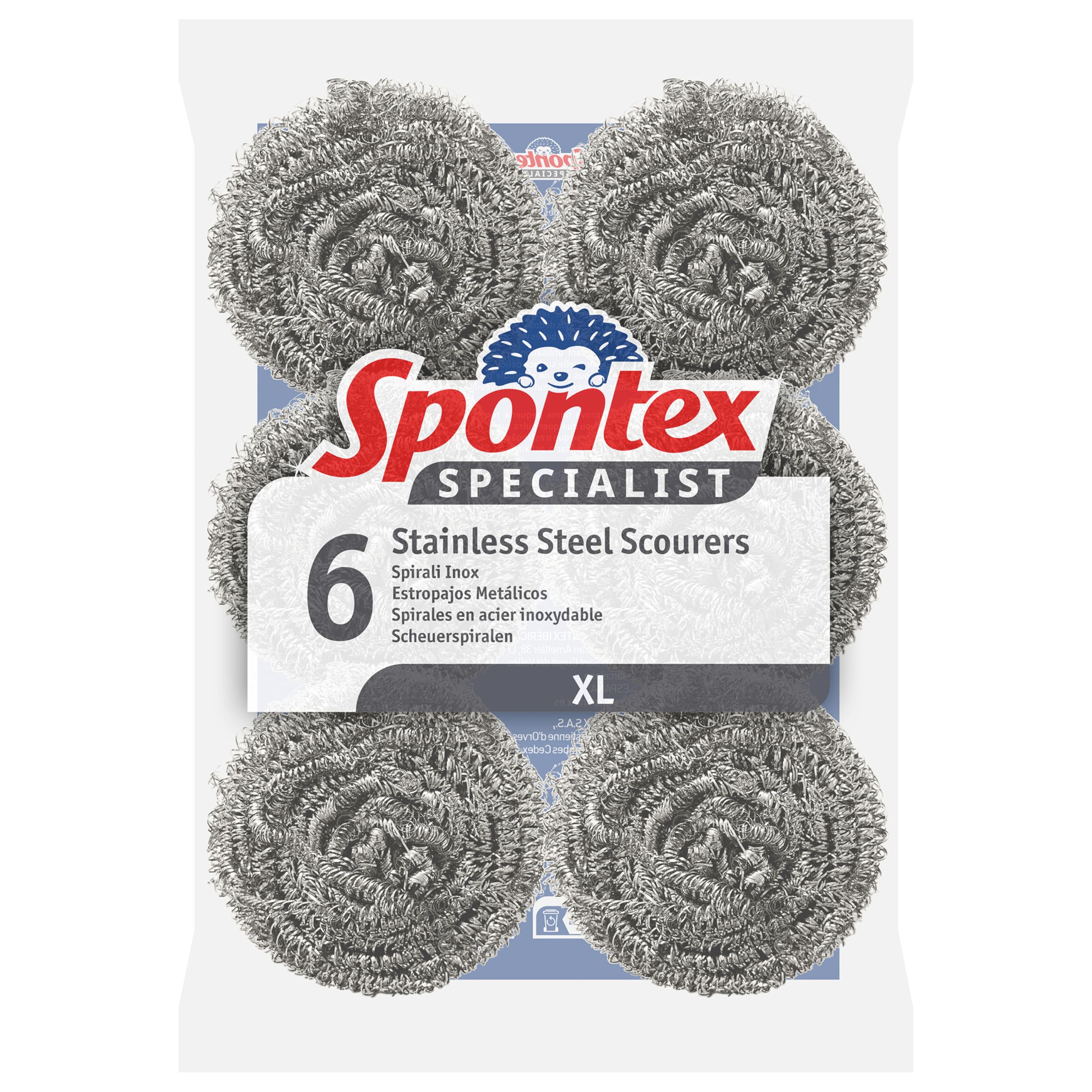 spontex-specialist-edelstahl-scheuerschw-mme-xl-6er-pack image 1