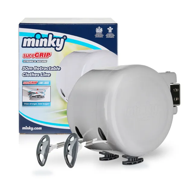 minky-suregrip-30-m-ausziehbare-w-scheleine-mit-wandhalterung image 1