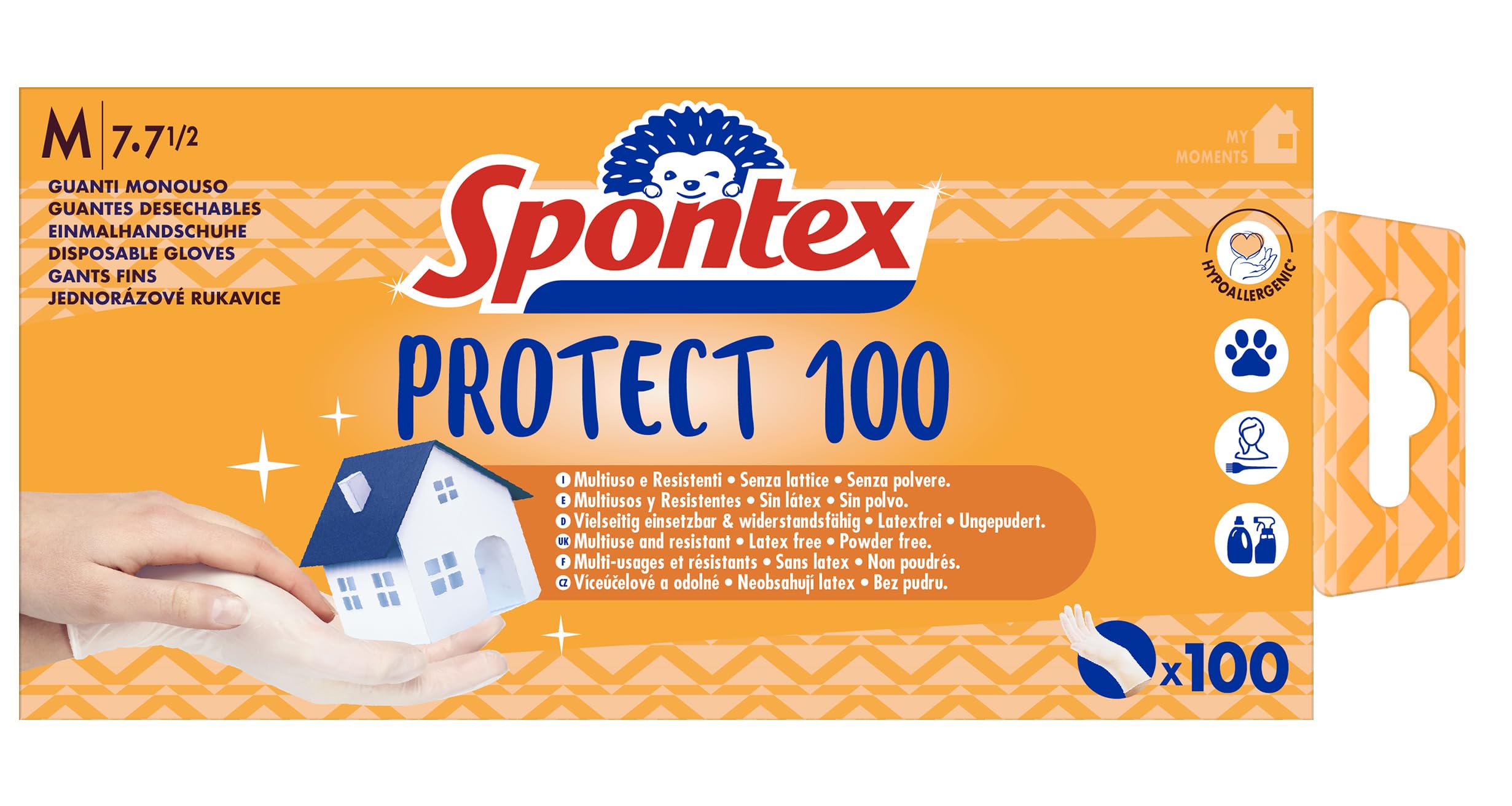 spontex-protect-einmalhandschuhe-vinyl-m-ungepudert-latexfrei-100-st-ck image 2