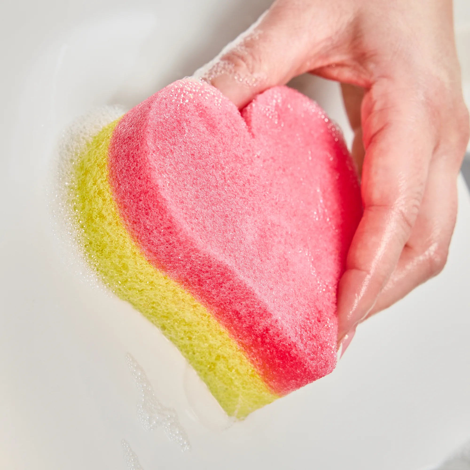 minky-scrubby-heart-schwamm-zweiseitiger-scheuerschwamm-mit-scrubtex image 5