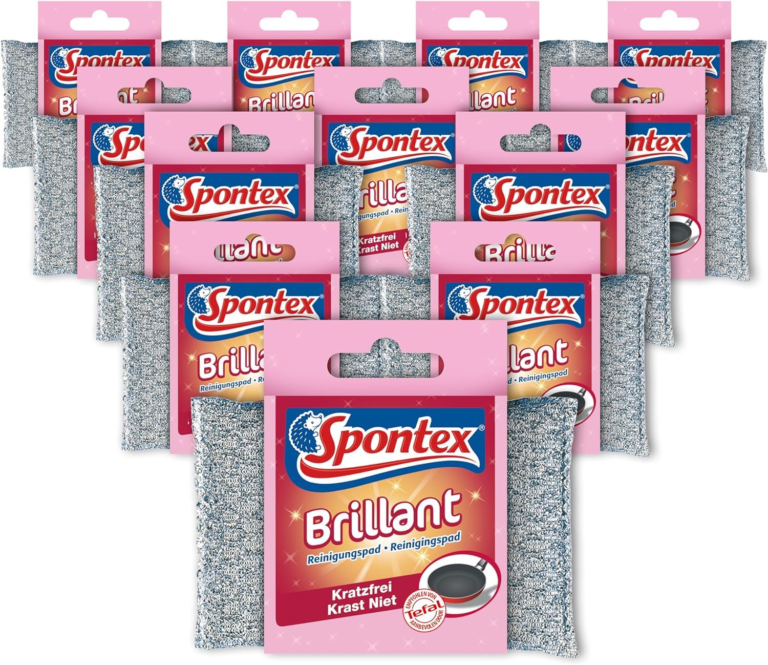 spontex-brillant-reinigungspad-12er-pack-silber-pink-kratzfrei-f-r-empfindliche- image 2