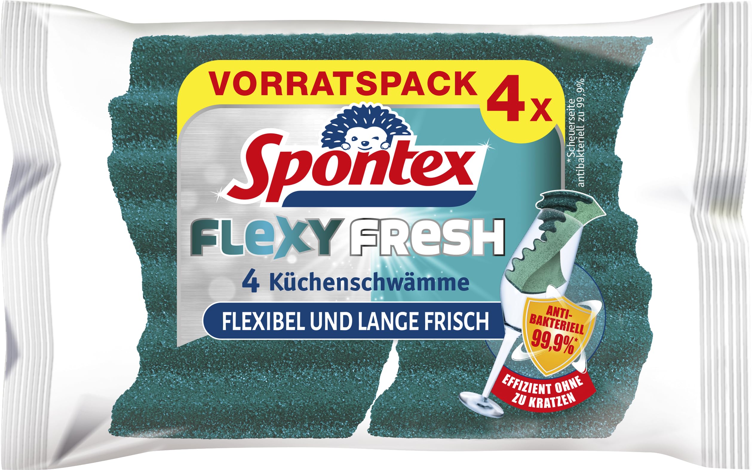 spontex-flexy-fresh-reinigungsschwamm-14x-4-st-ck-kratzfrei-flexibel image 8