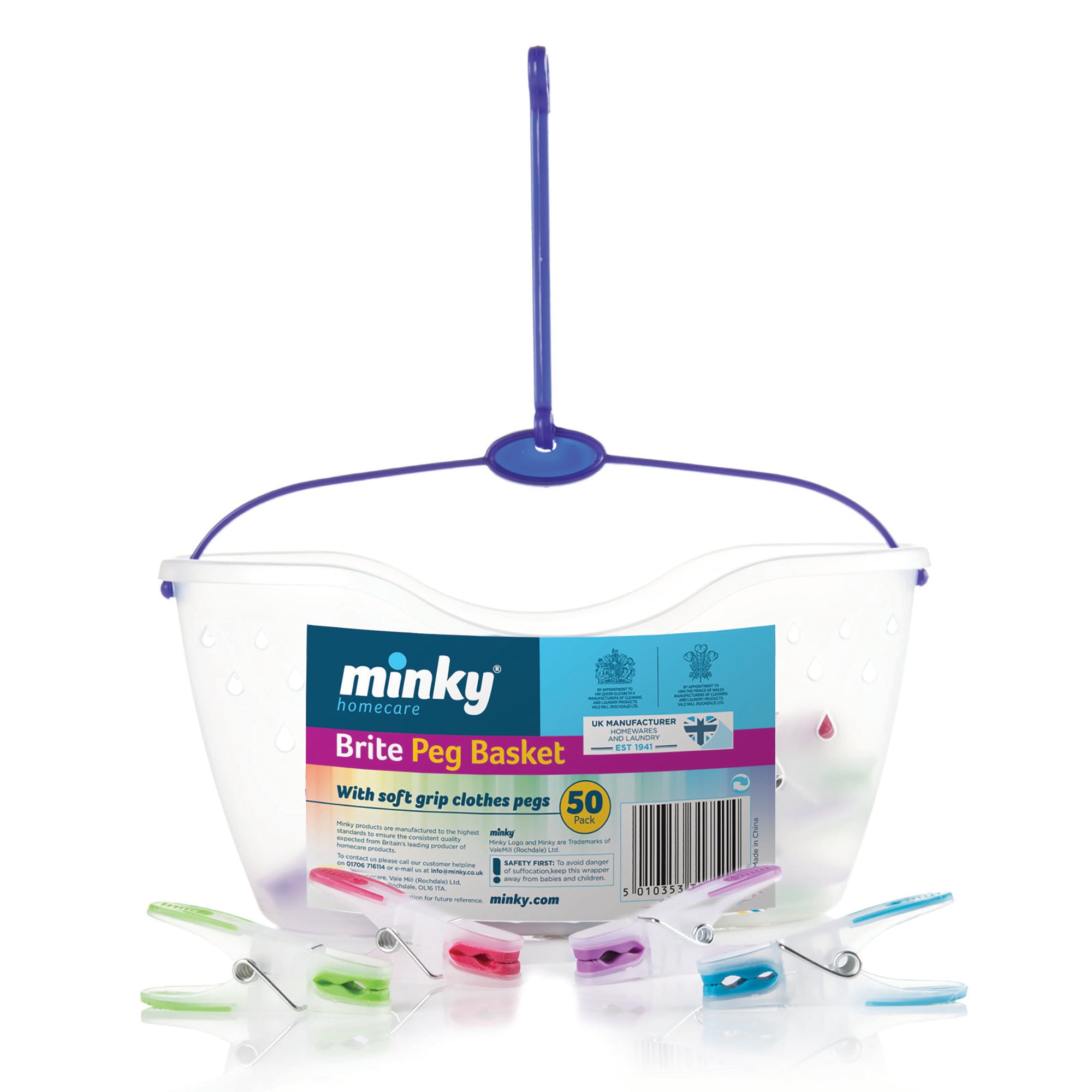 minky-brite-w-scheklammerkorb-mit-24-soft-grip-klammern-wetterfest image 1