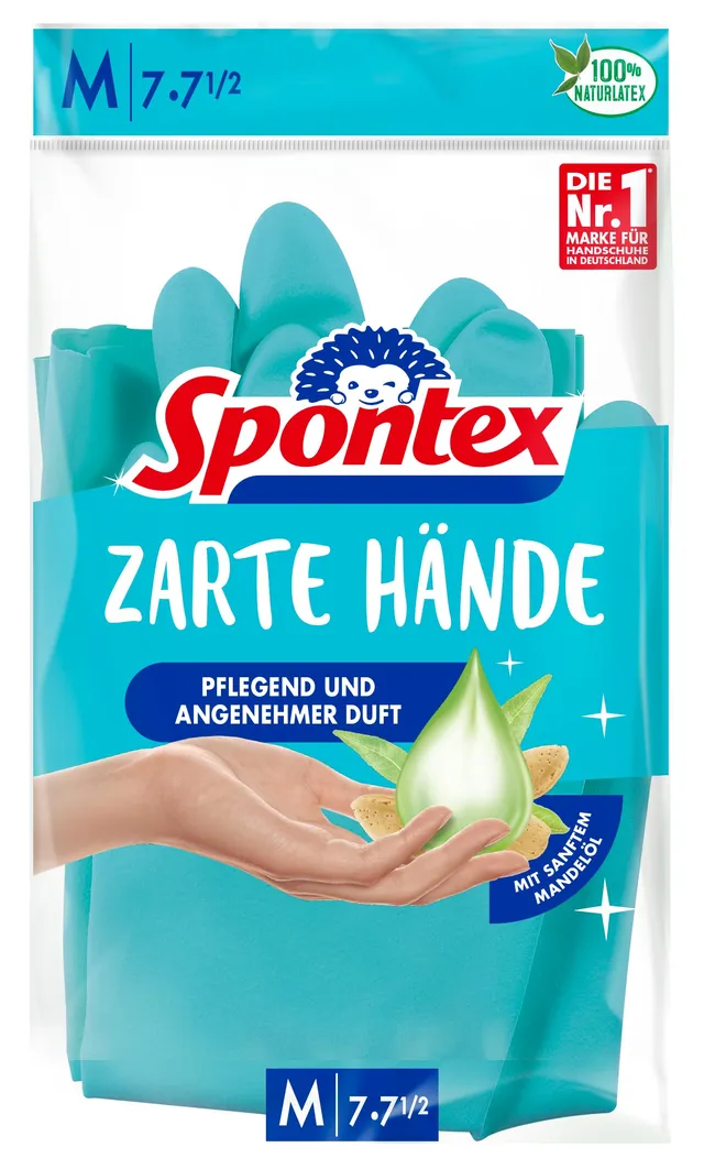 spontex-zarte-h-nde-haushaltshandschuhe-latex-m-mit-mandel-l-1-paar image 1