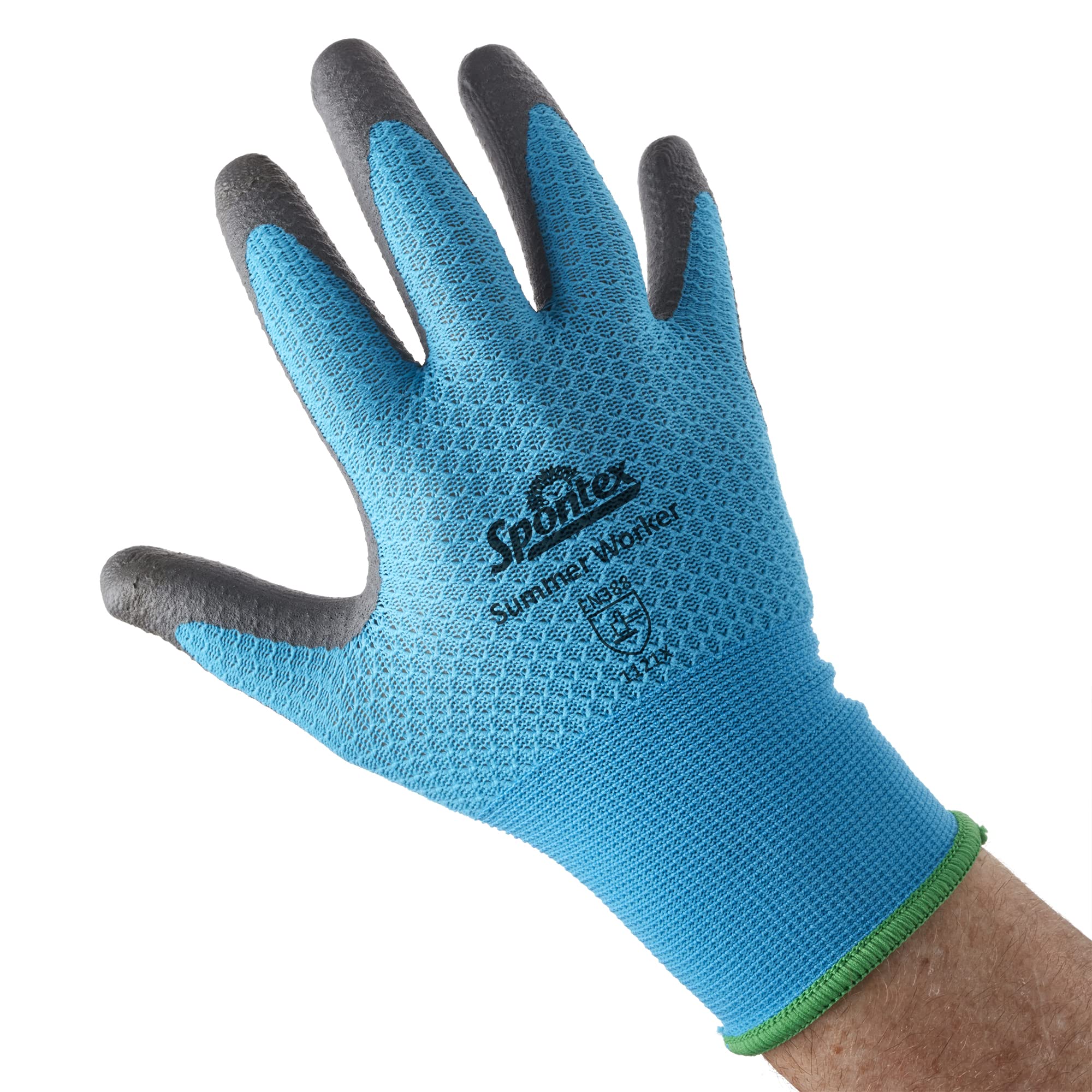 spontex-summer-worker-arbeitshandschuhe-mit-pu-beschichtung-en-388-touchscreen-g image 2