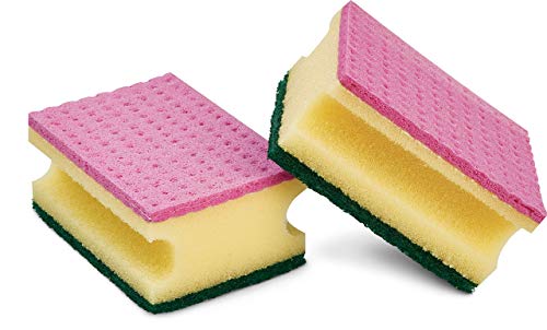 spontex-reinigungsschwamm-duo-anti-fett-5-1-gr-n-pink-topfreiniger-mit-trockense image 8