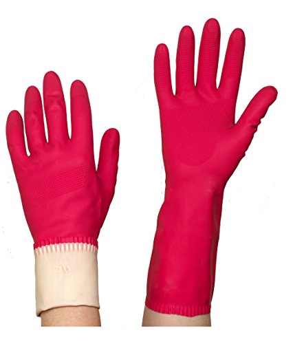 spontex-everyday-haushaltshandschuhe-baumwollbeflockung-gr-e-m-rosa image 6