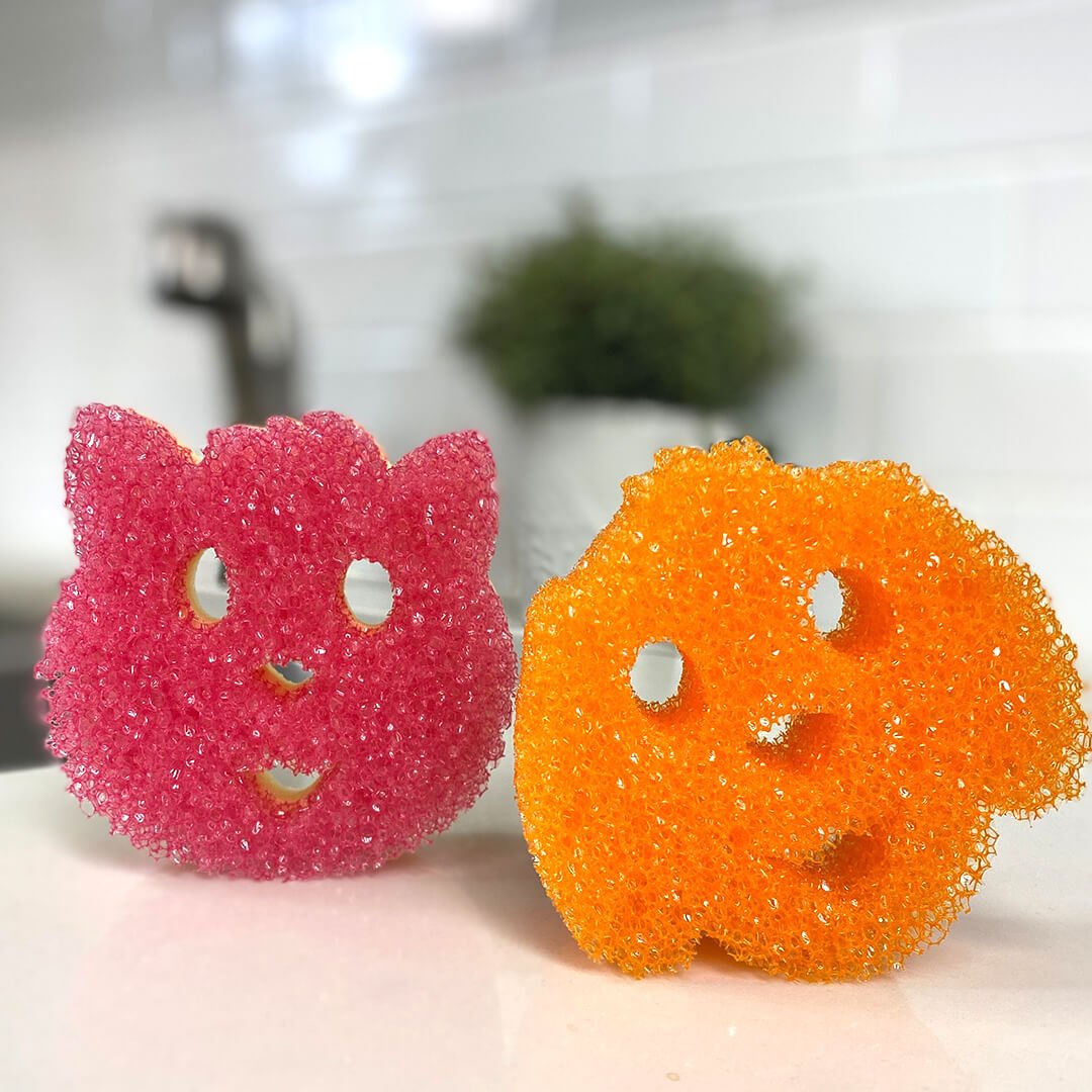 scrub-daddy-scrub-mommy-cat-reinigungsschwamm-flextexture-resofoam-katzenform image 3