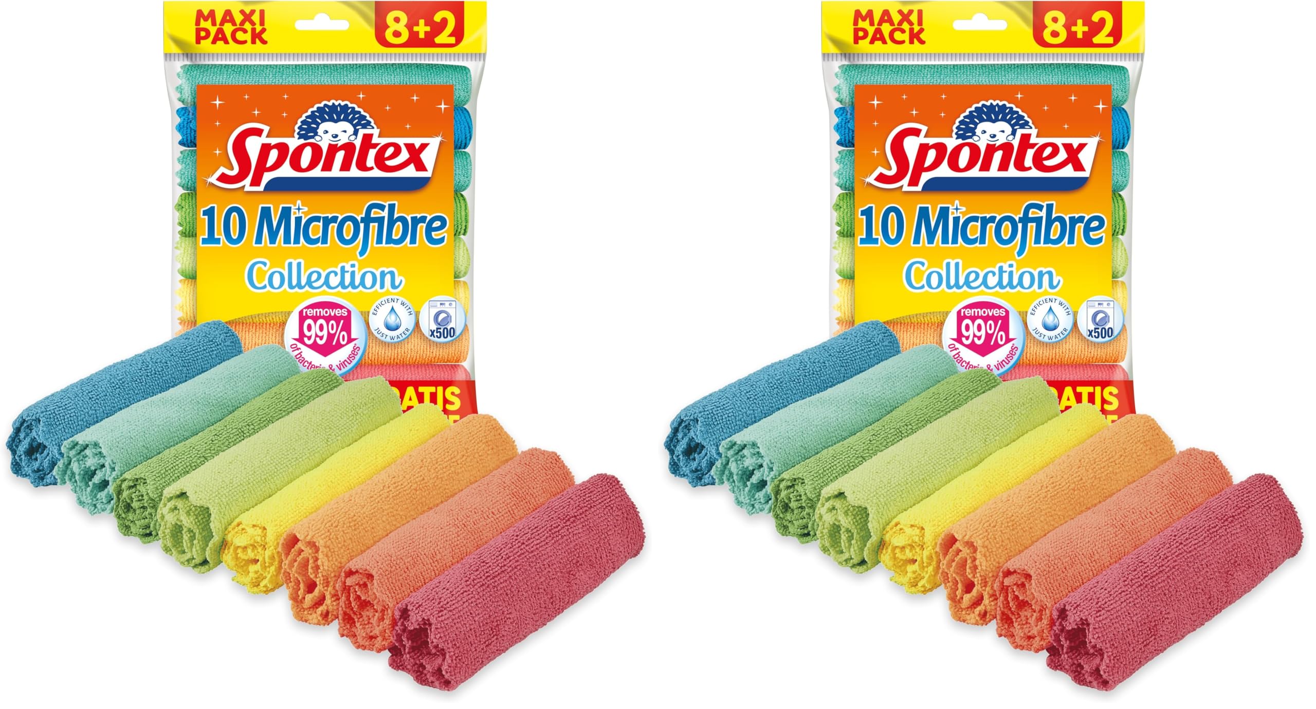 spontex-microfibre-allzweckt-cher-8-2-gratis-bunte-mikrofasert-cher-10-st-ck image 1