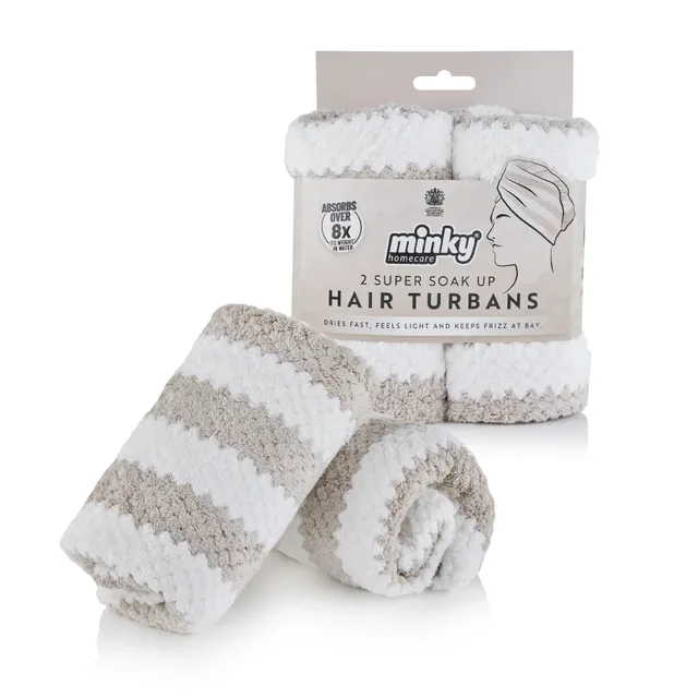 minky-super-soak-up-haarturban-2er-set-mikrofaser image 1