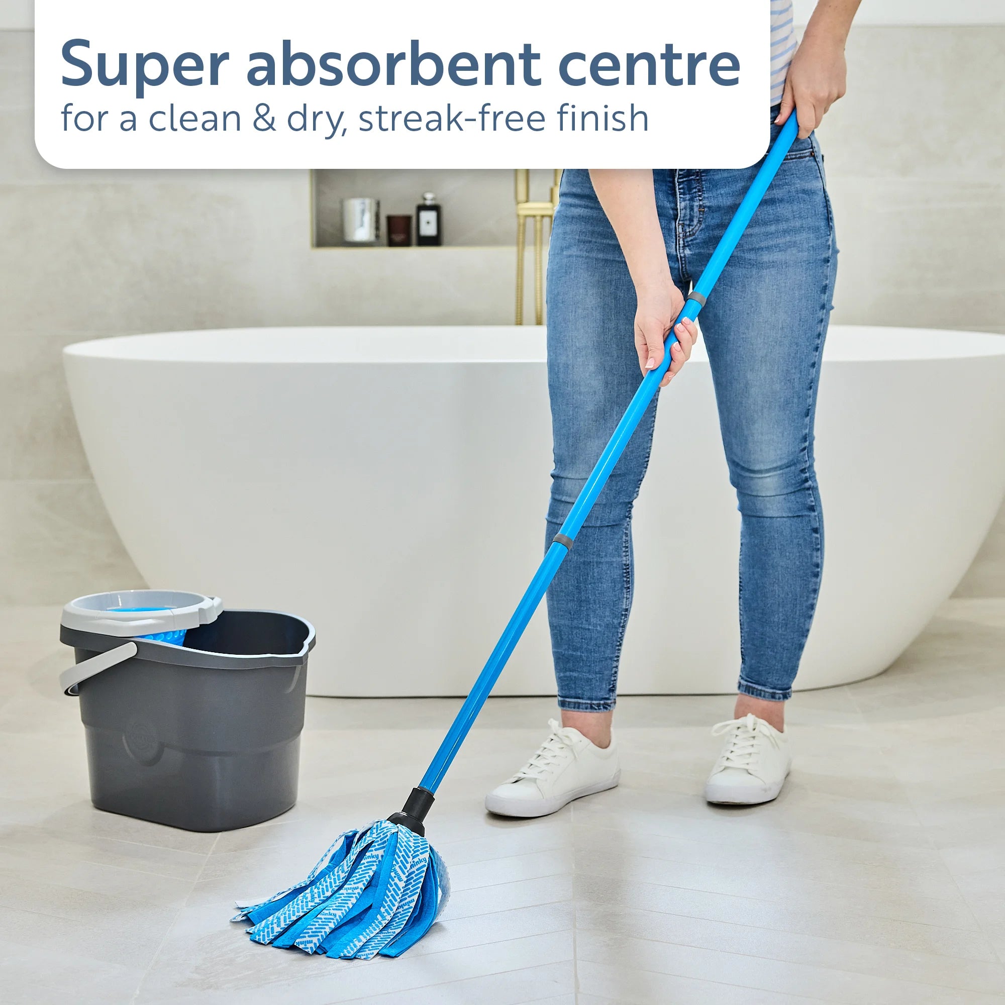 minky-power-clean-wischmopp-vortex-eimer-mit-auswringung-inkl-ersatzkopf image 3