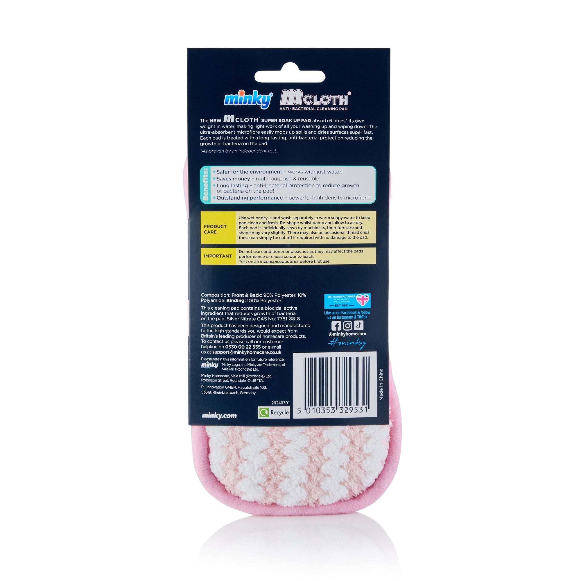 minky-mcloth-super-soak-up-schwammpad-mit-antibakteriell-schutz image 6