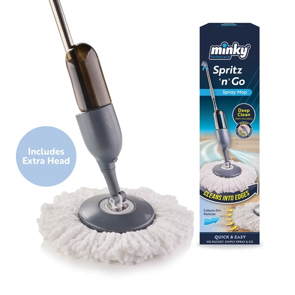 minky-spritz-n-go-spray-mop-mit-refill-spr-h-mopp-mit-2-mikrofaser-pads image 1