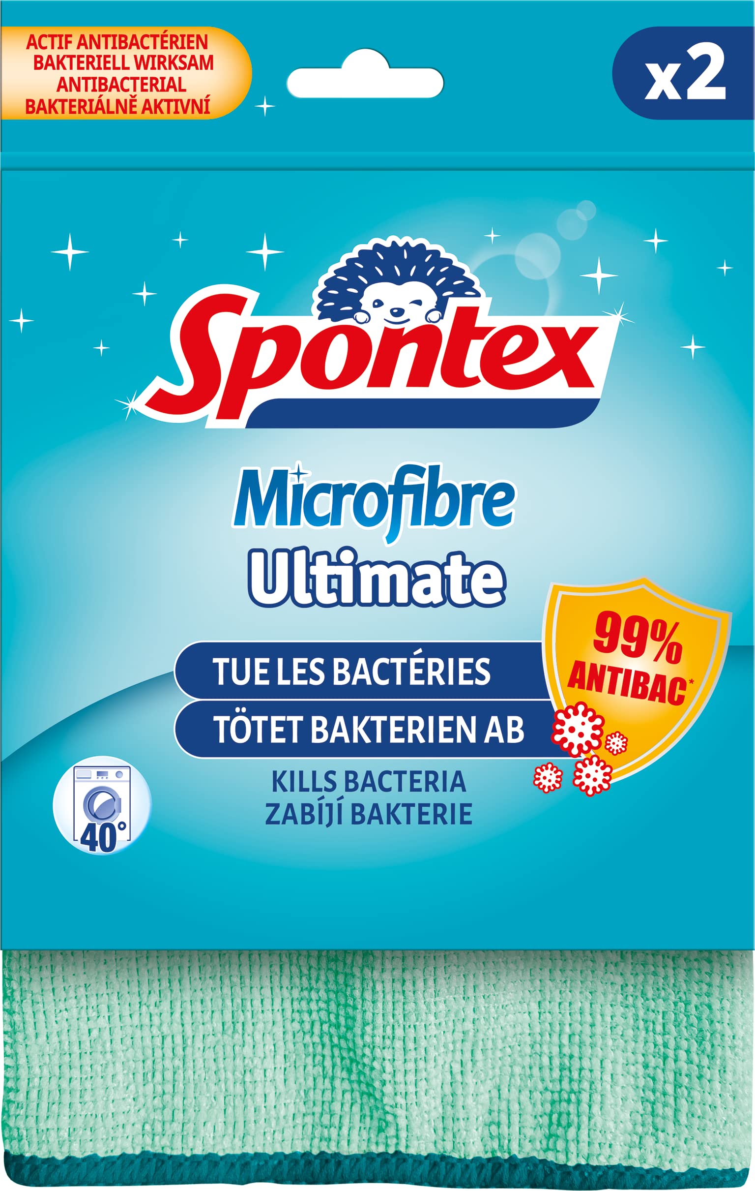 spontex-microfibre-ultimate-mikrofasert-cher-mit-silberionen-30-x-30-cm-24-st-ck image 1