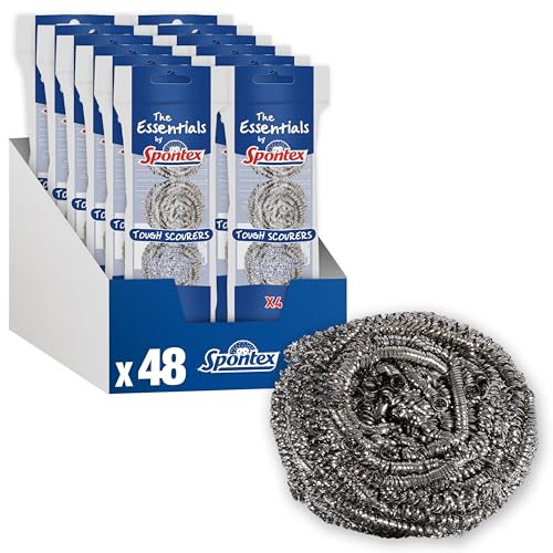 spontex-the-essentials-robuste-edelstahl-scheuerschw-mme-48-st-ck-12-x-4er-pack image 6