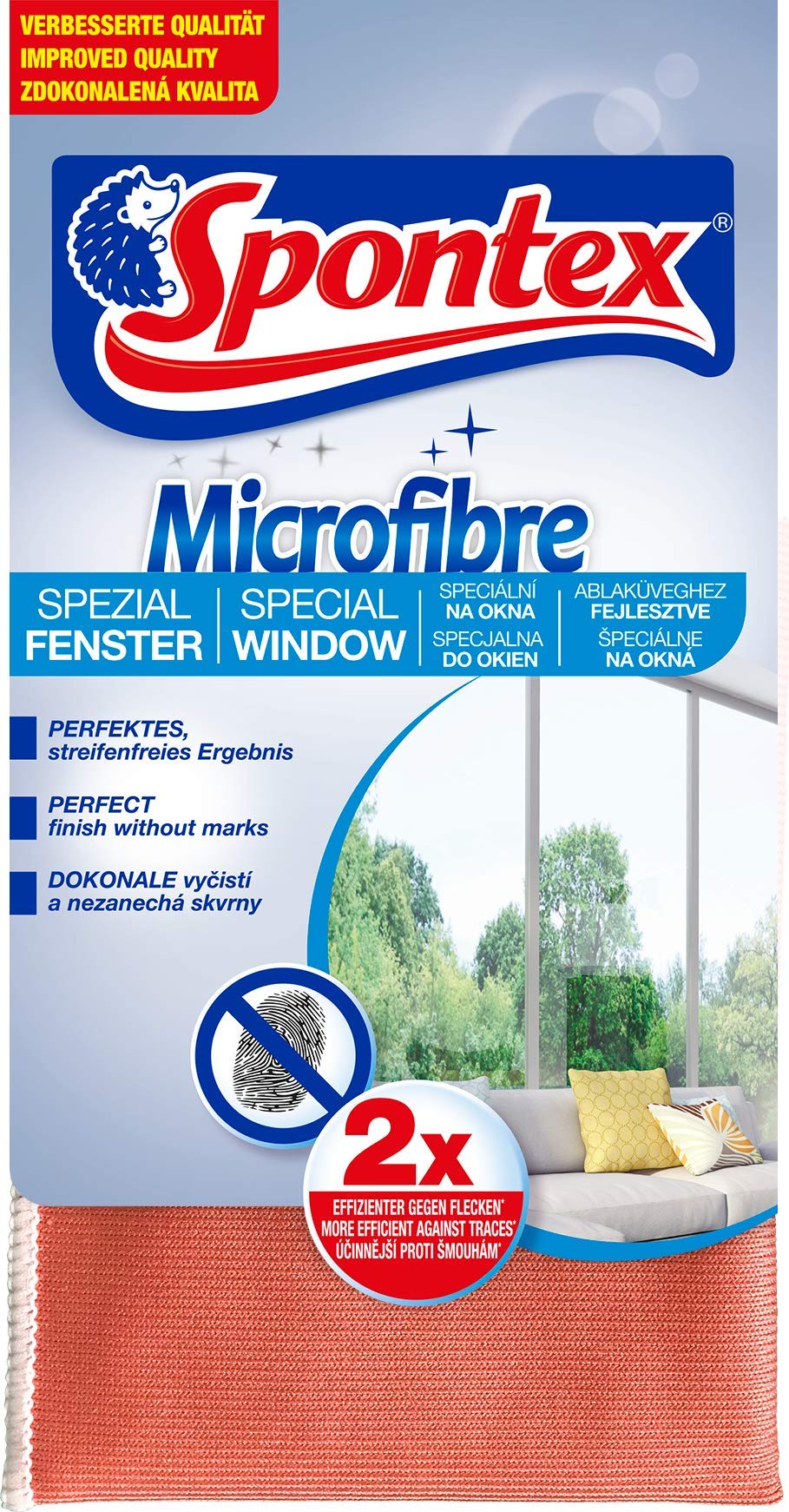 spontex-mikrofaser-fenstertuch-fusselfrei-streifenfrei image 3