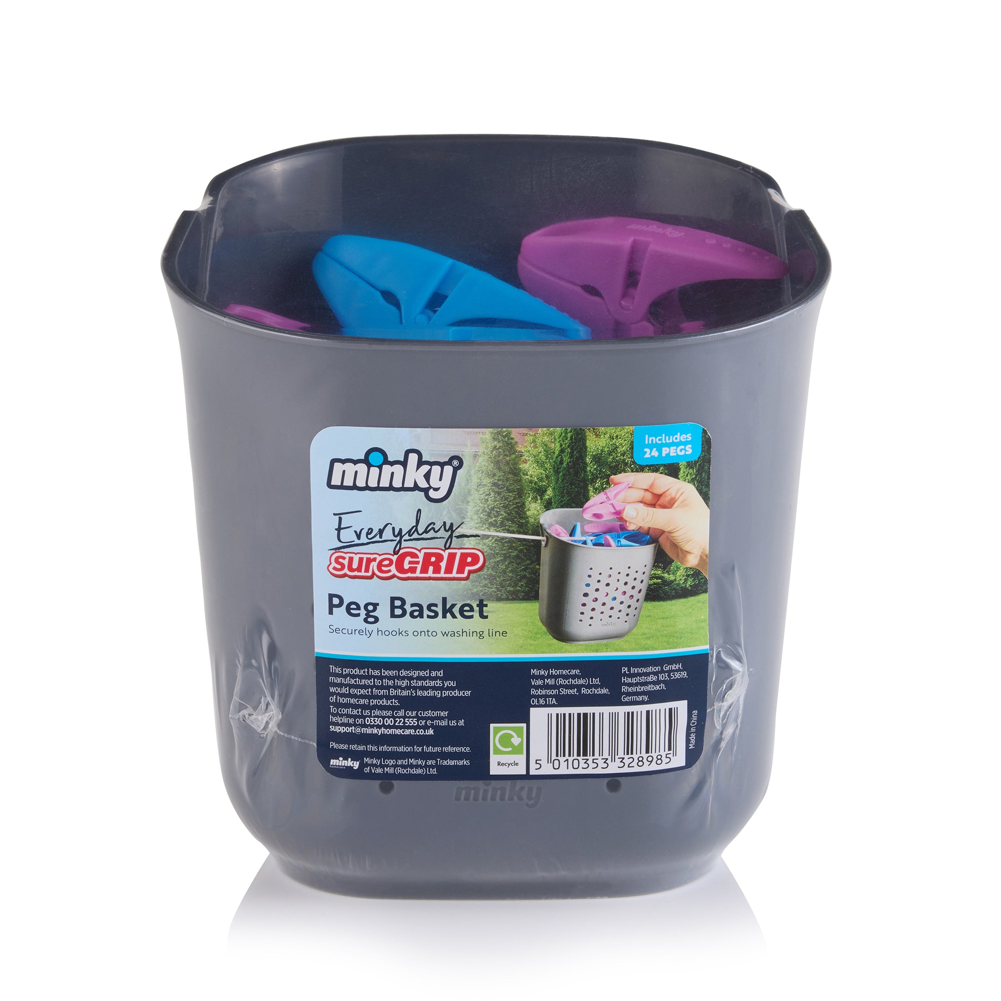 minky-everyday-suregrip-w-scheklammerkorb-inkl-24-klammern image 1