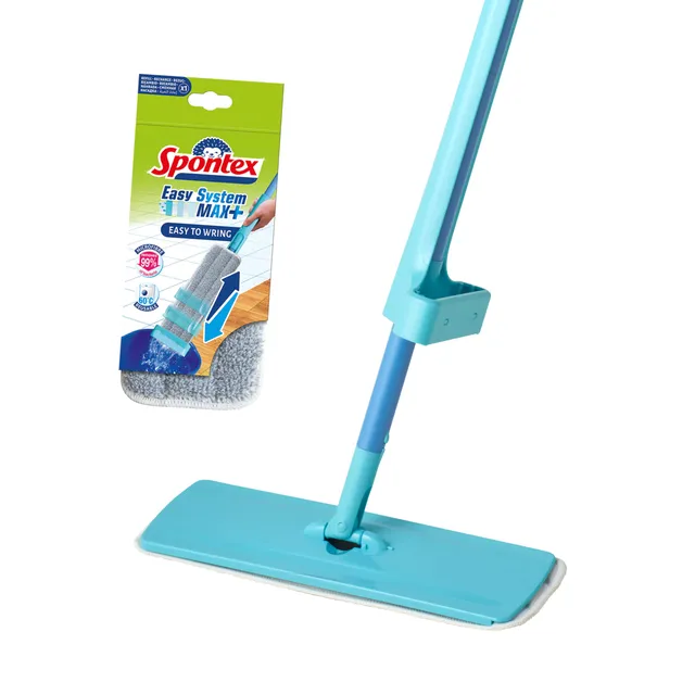 spontex-easy-system-max-bodenwischer-mikrofaser-mopp-mit-wringsystem-und-telesko image 1