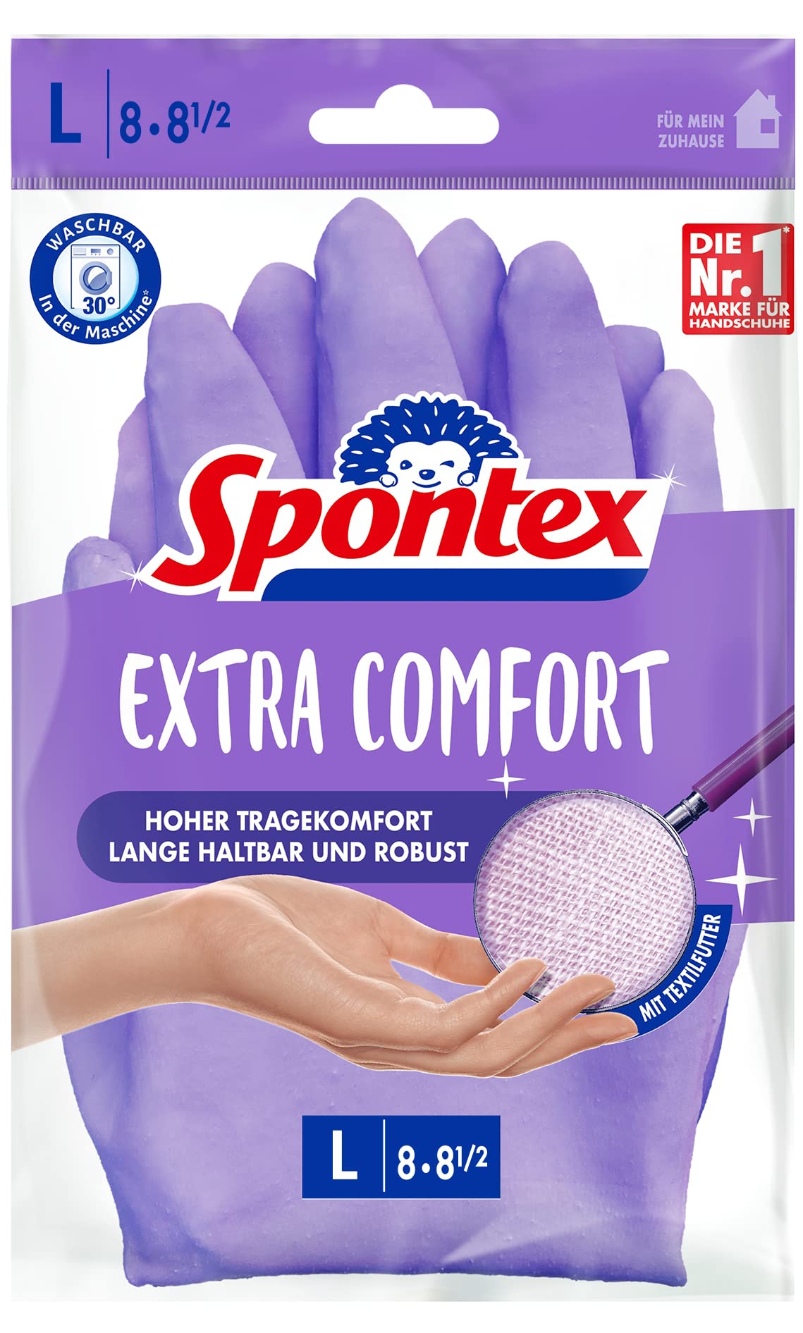 spontex-extra-comfort-haushaltshandschuhe-lila-mit-baumwollfutter-gr-e-s image 5