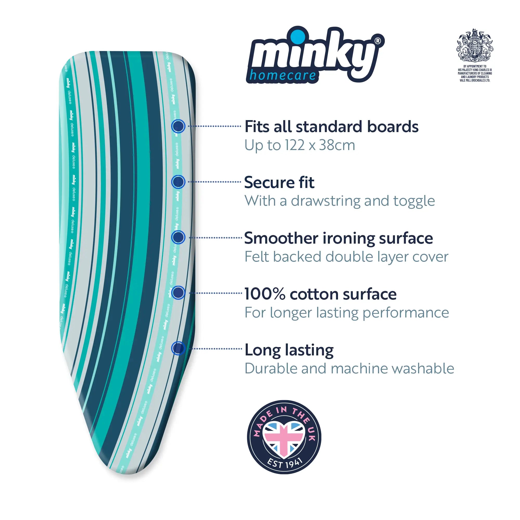 minky-deluxe-b-gelbrettbezug-122-x-38-cm-baumwolle image 2
