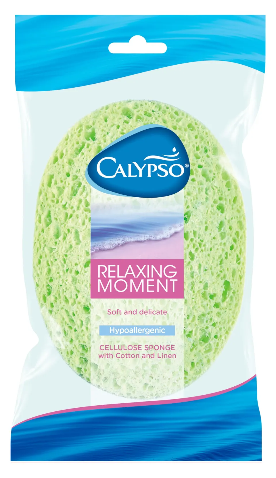 spontex-calypso-relaxing-moment-biologisch-abbaubarer-k-rperschwamm-aus-zellulos image 1