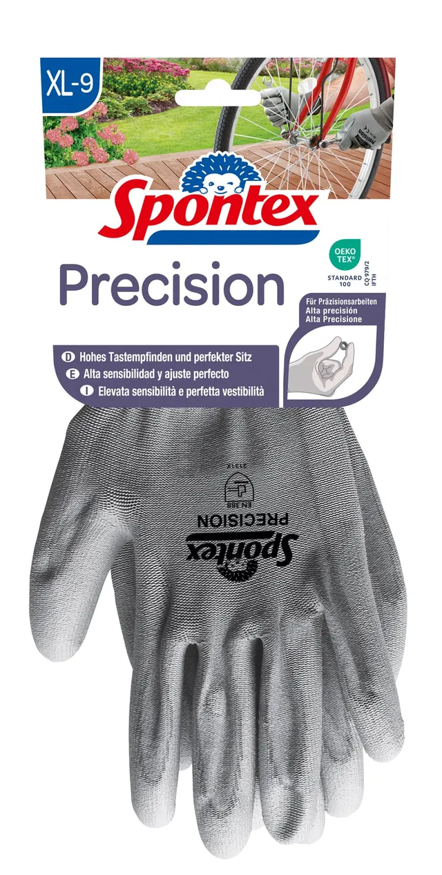 spontex-precision-arbeitshandschuhe-mit-pu-beschichtung-gr-e-xl-1-paar image 1