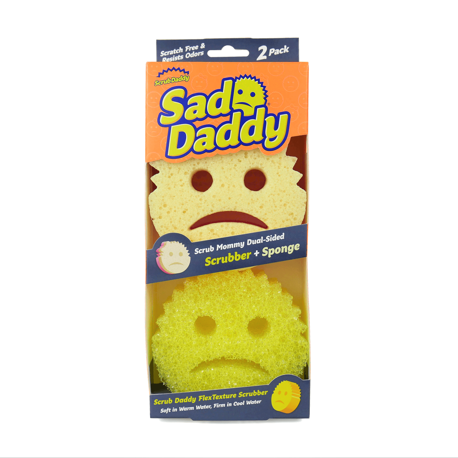 scrub-daddy-cranky-couple-limited-edition-scrub-daddy-scrub-mommy-set image 1