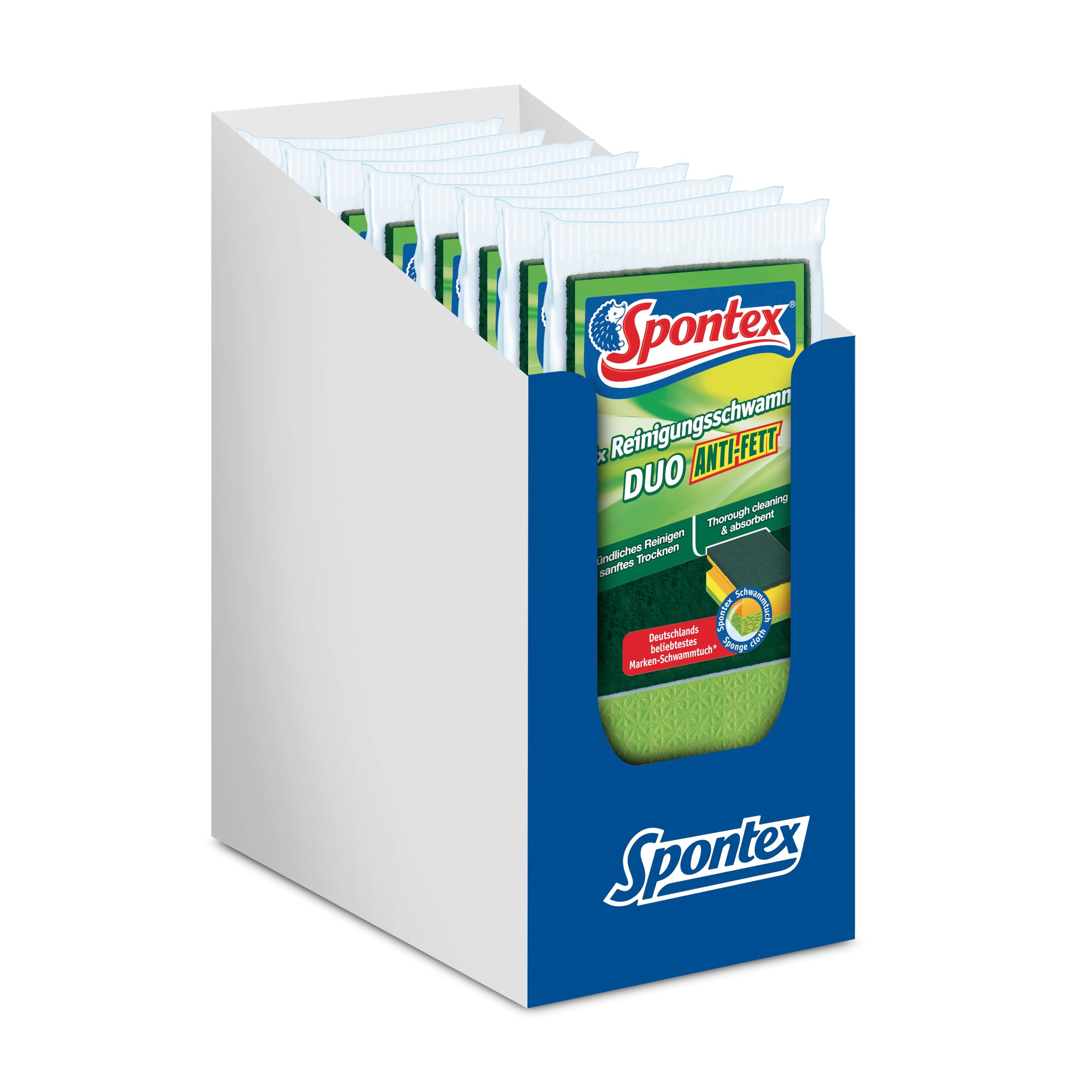 spontex-duo-anti-fett-reinigungsschwamm-3er-pack-mit-trockenseite-gr-n-pink image 1