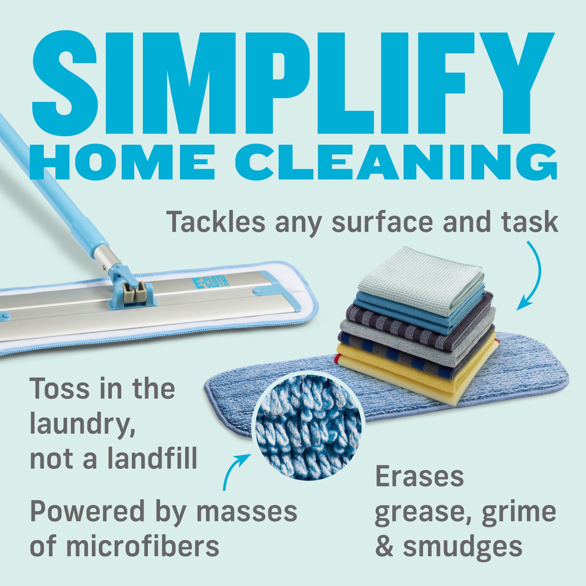 e-cloth-essential-home-cleaning-bundle-10-teilig-deep-clean-mopp-9-spezialt-cher image 2